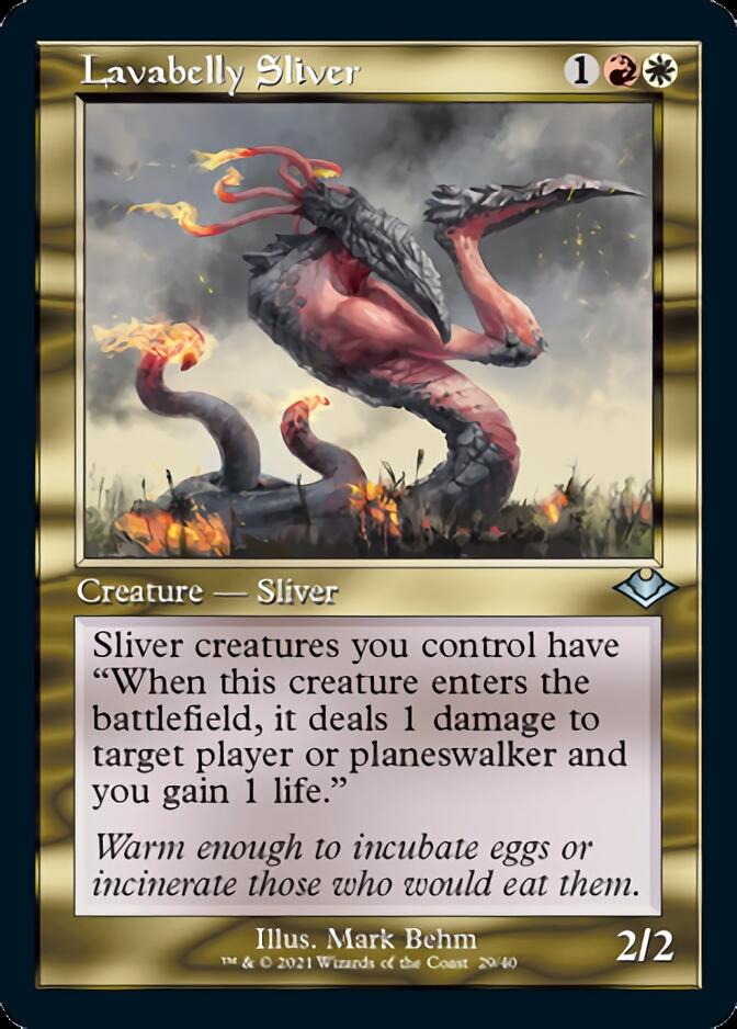Lavabelly Sliver (Retro) [Modern Horizons] | Dragon's Lair Comics and Fantasy Houston TX
