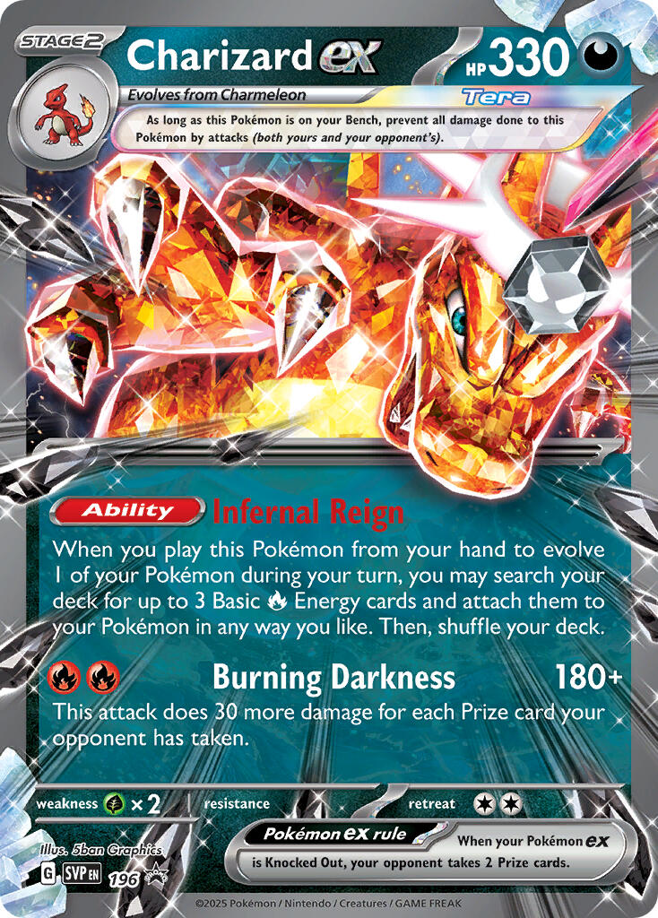 Charizard EX (196) [Scarlet & Violet: Black Star Promos] | Dragon's Lair Comics and Fantasy Houston TX