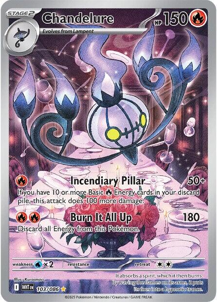 Chandelure (103/086) [Scarlet & Violet: White Flare] | Dragon's Lair Comics and Fantasy Houston TX