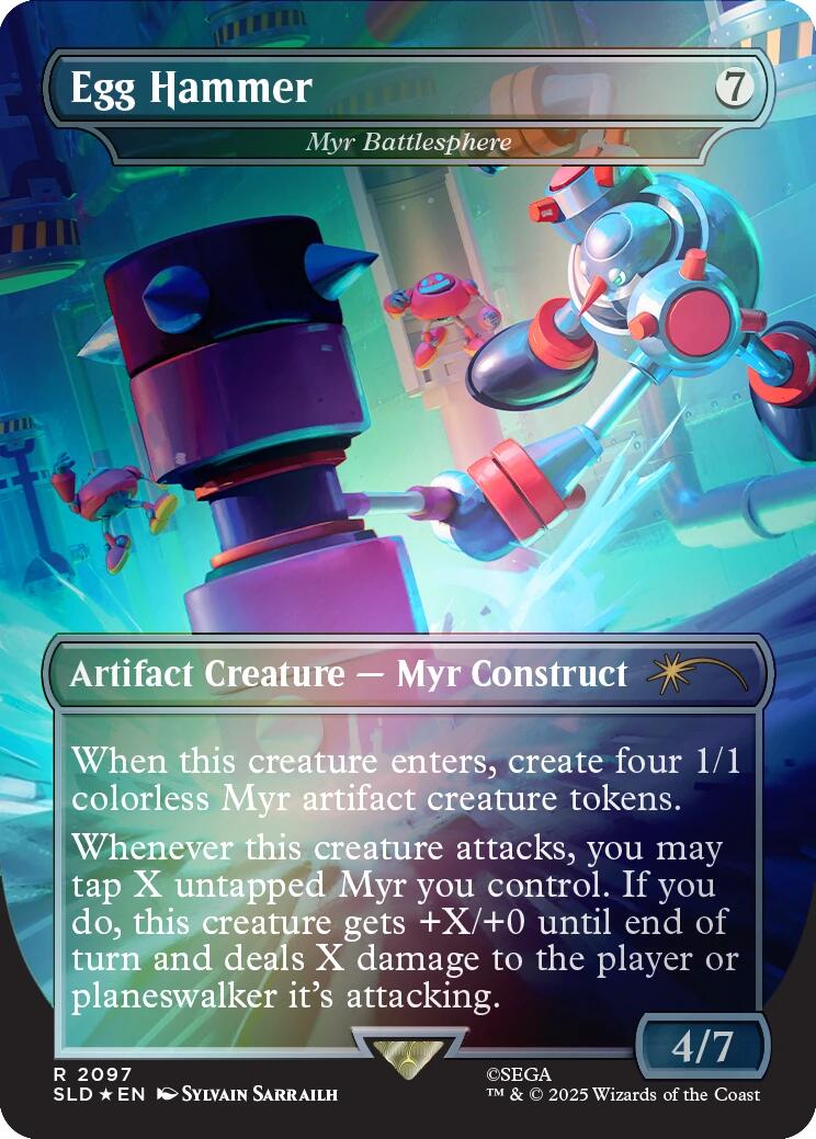 Egg Hammer - Myr Battlesphere (Rainbow Foil) [Secret Lair Drop Series] | Dragon's Lair Comics and Fantasy Houston TX