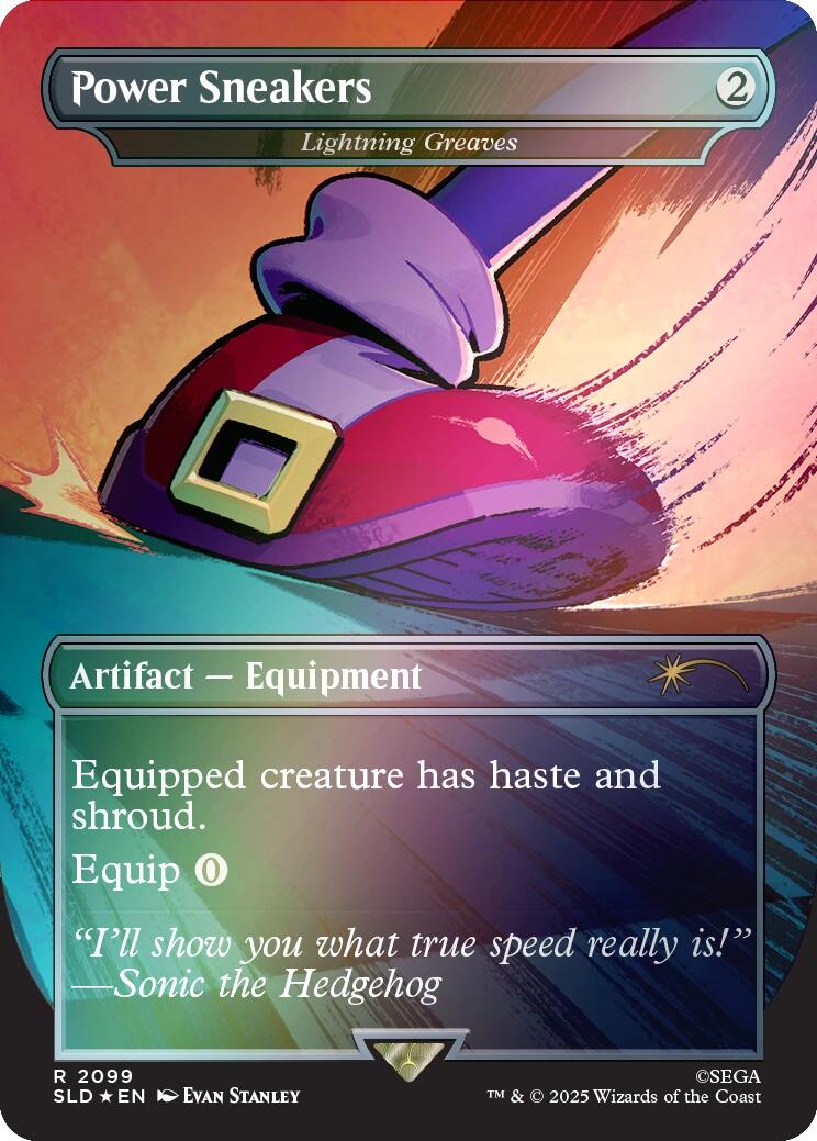 Power Sneakers - Lightning Greaves (Rainbow Foil) [Secret Lair Drop Series] | Dragon's Lair Comics and Fantasy Houston TX
