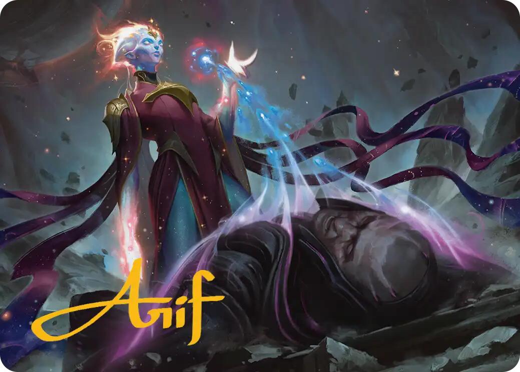 Lightstall Inquisitor Art Card (Gold-Stamped Signature) [Edge of Eternities Art Series] | Dragon's Lair Comics and Fantasy Houston TX