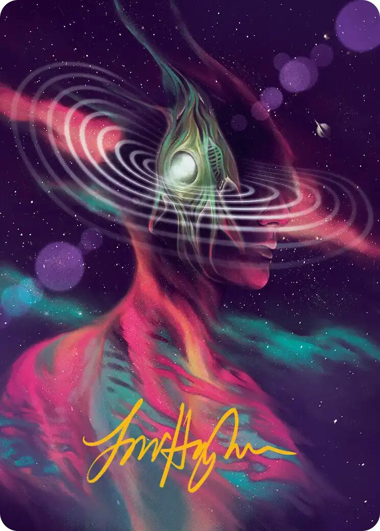 Terrasymbiosis Art Card (Gold-Stamped Signature) [Edge of Eternities Art Series] | Dragon's Lair Comics and Fantasy Houston TX