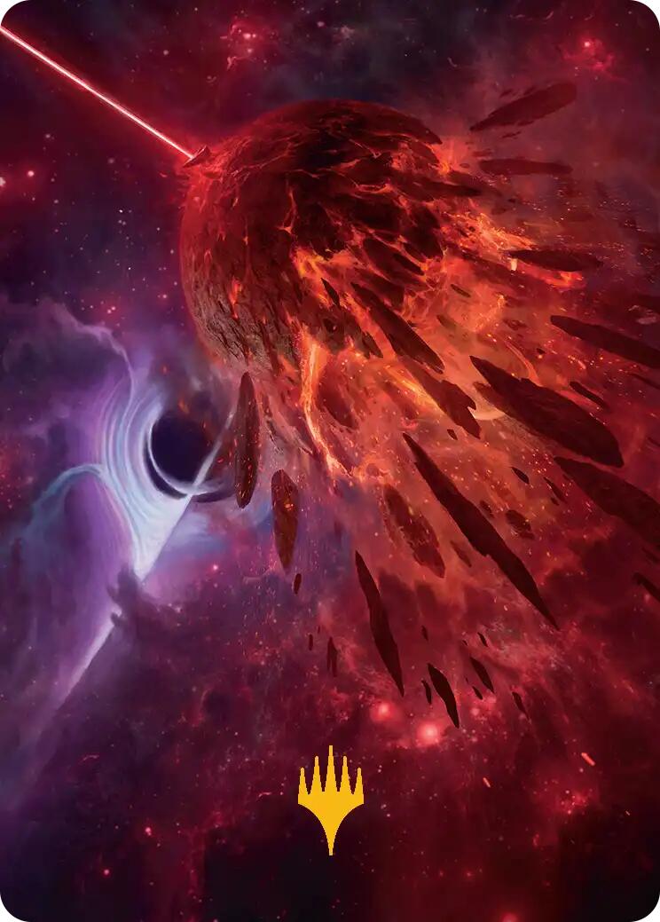 Kavaron, Memorial World Art Card (Gold-Stamped Planeswalker Symbol) [Edge of Eternities Art Series] | Dragon's Lair Comics and Fantasy Houston TX