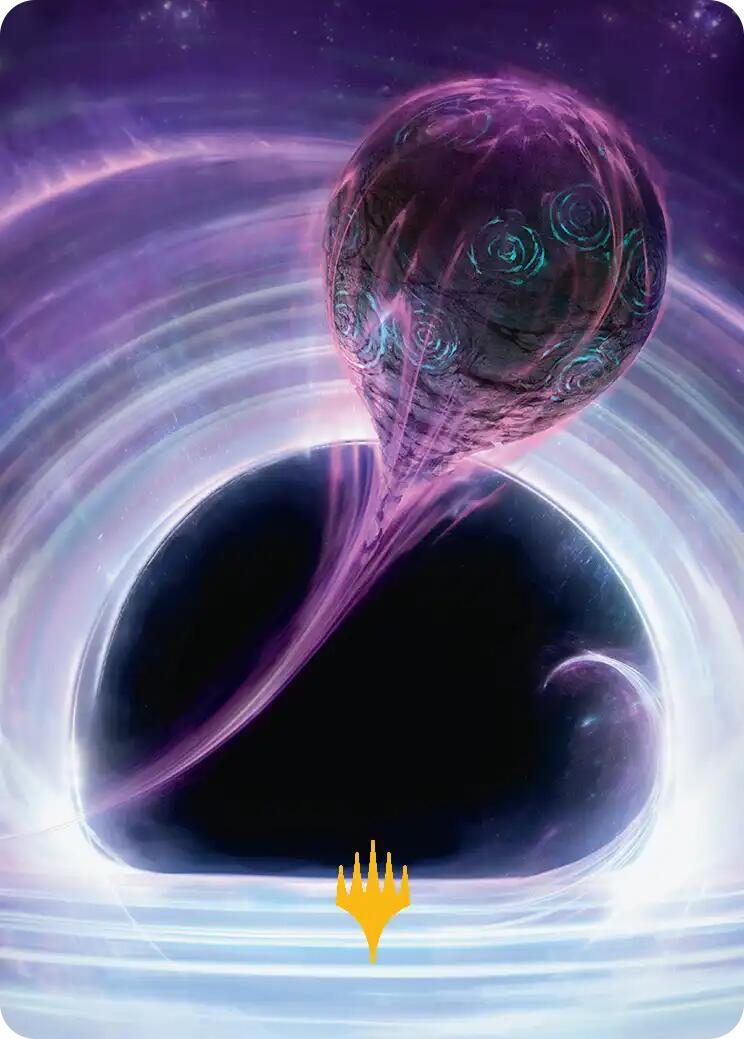 Susur Secundi, Void Altar Art Card (Gold-Stamped Planeswalker Symbol) [Edge of Eternities Art Series] | Dragon's Lair Comics and Fantasy Houston TX