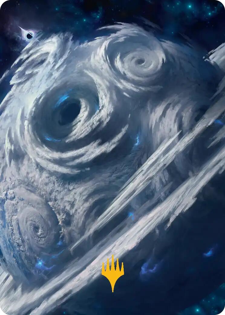 Uthros, Titanic Godcore Art Card (Gold-Stamped Planeswalker Symbol) [Edge of Eternities Art Series] | Dragon's Lair Comics and Fantasy Houston TX