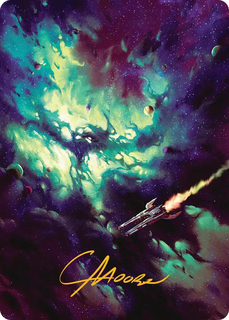 Blinkmoth Nexus Art Card (Gold-Stamped Signature) [Edge of Eternities Art Series] | Dragon's Lair Comics and Fantasy Houston TX