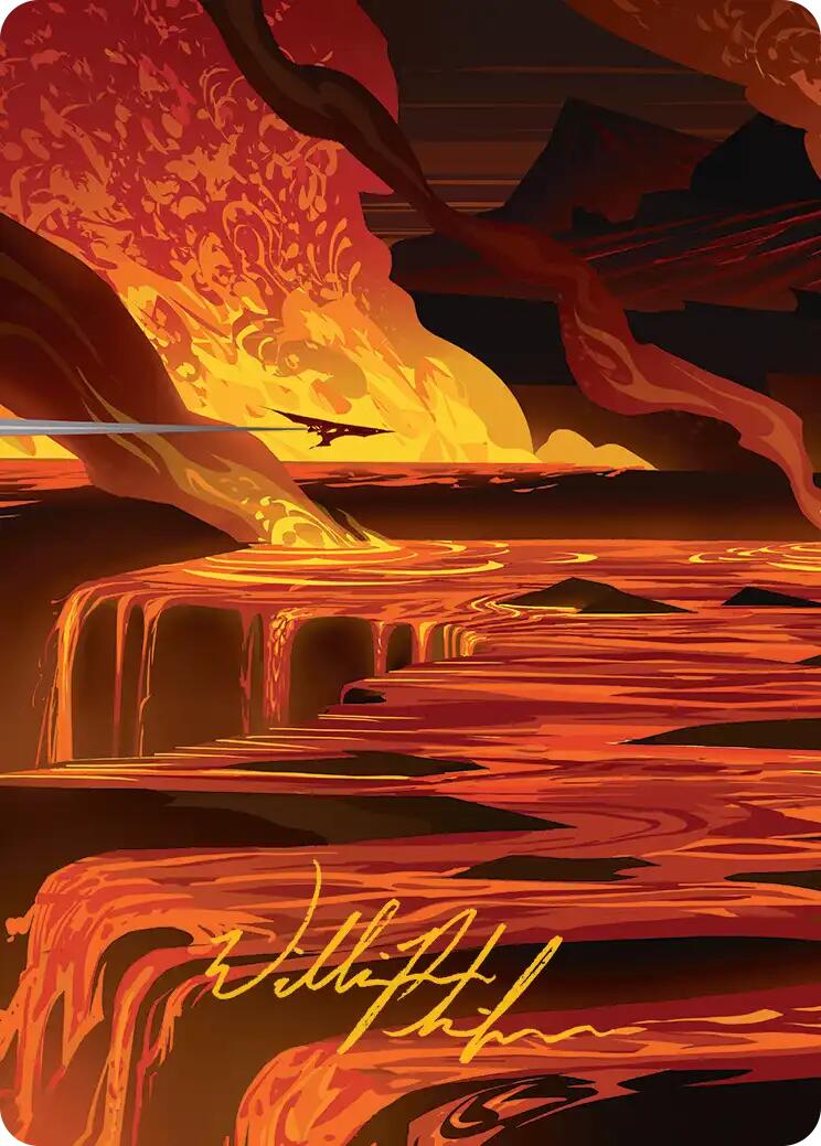 Blast Zone Art Card (Gold-Stamped Signature) [Edge of Eternities Art Series] | Dragon's Lair Comics and Fantasy Houston TX