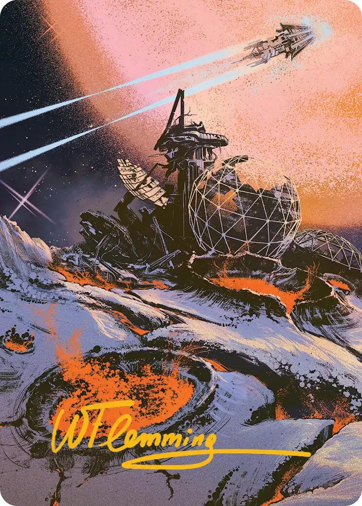 Petrified Field Art Card (Gold-Stamped Signature) [Edge of Eternities Art Series] | Dragon's Lair Comics and Fantasy Houston TX