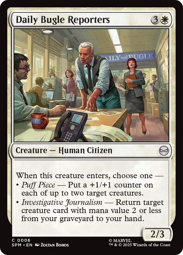 Image for Daily Bugle Reporters (6) (SPM) - Magic: The Gathering | Dragon's Lair Comics and Fantasy Houston TX