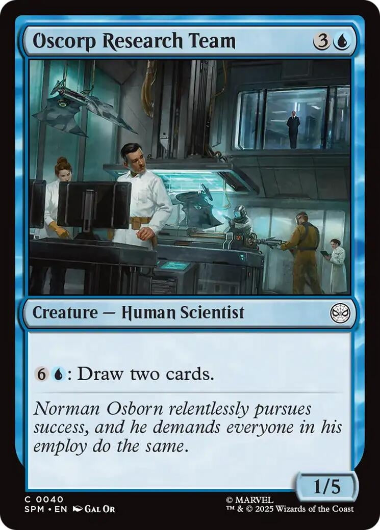 Image for Oscorp Research Team (40) (SPM) - Magic: The Gathering | Dragon's Lair Comics and Fantasy Houston TX