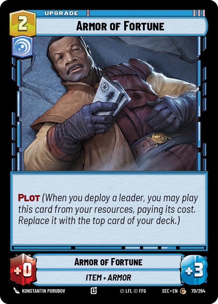 Armor of Fortune (70/264) (70/264) [Secrets of Power] | Dragon's Lair Comics and Fantasy Houston TX