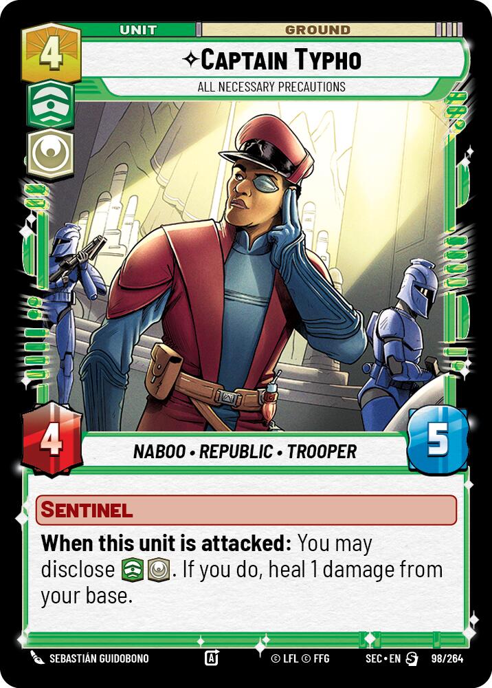Captain Typho (98/264) - All Necessary Precautions (98/264) [Secrets of Power] | Odin's Place