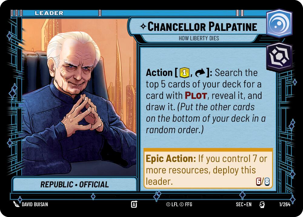 Chancellor Palpatine (1/264) - How Liberty Dies (1/264) [Secrets of Power] | Odin's Place