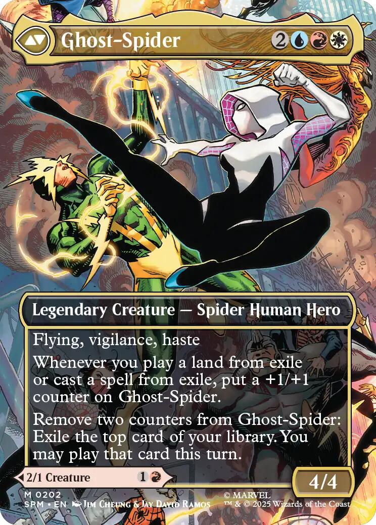 Gwen Stacy (0202) (Borderless) [Marvel's Spider-Man] | Dragon's Lair Comics and Fantasy Houston TX