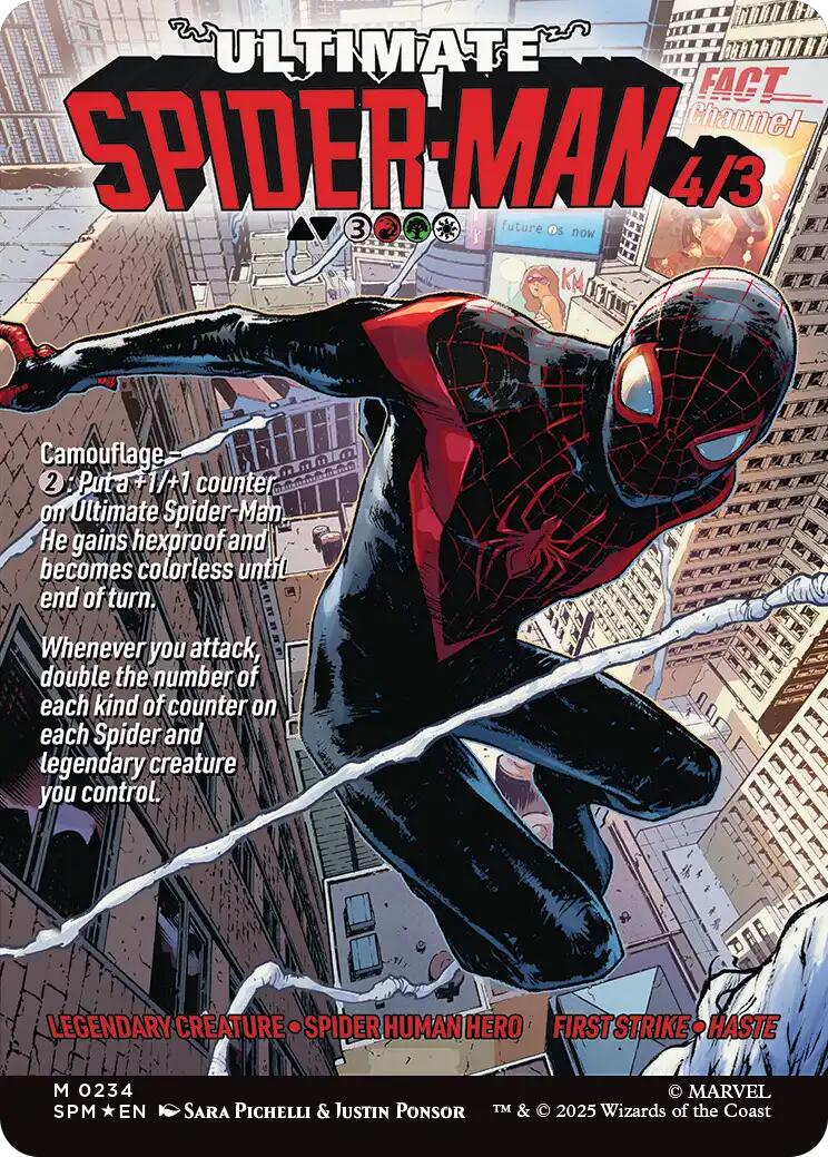 Miles Morales (0234) (Borderless) [Marvel's Spider-Man] | Dragon's Lair Comics and Fantasy Houston TX