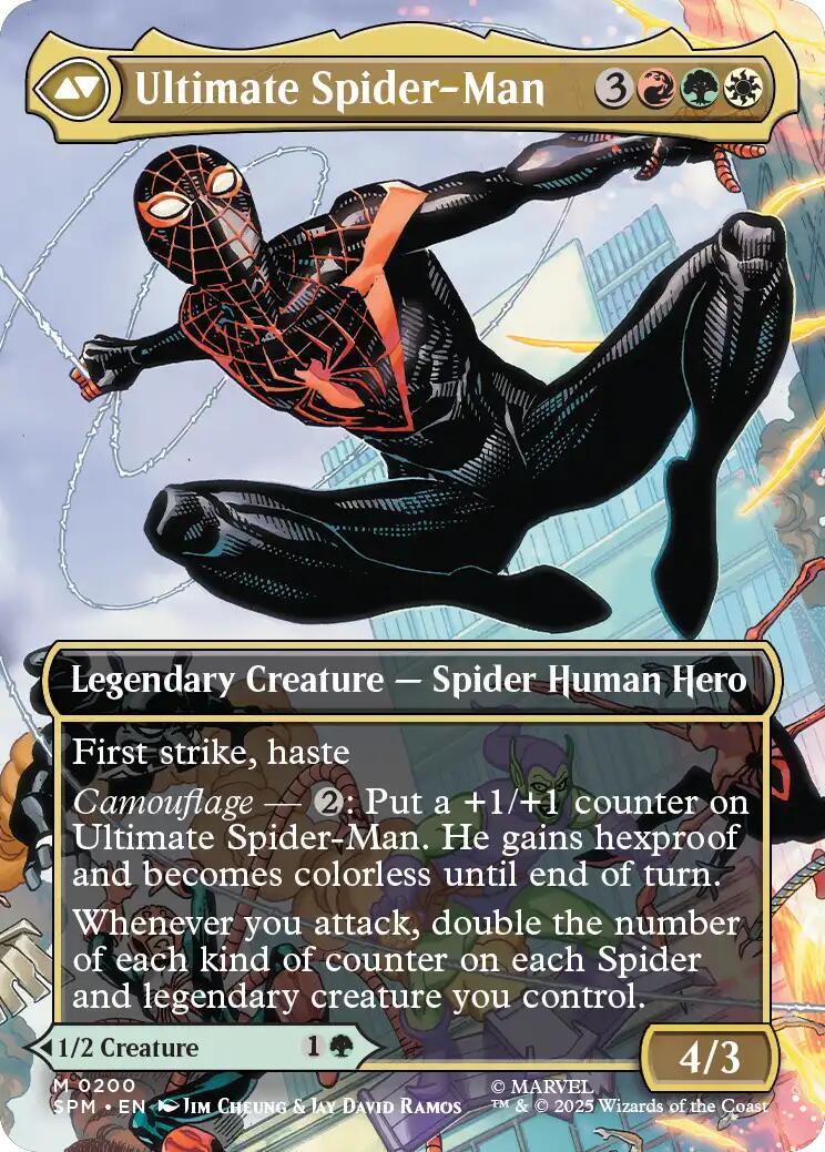 Miles Morales (0200) (Borderless) [Marvel's Spider-Man] | Dragon's Lair Comics and Fantasy Houston TX