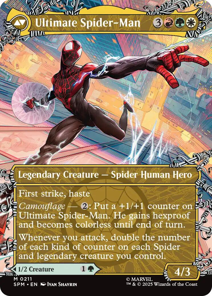 Miles Morales (0211) (Borderless) [Marvel's Spider-Man] | Dragon's Lair Comics and Fantasy Houston TX