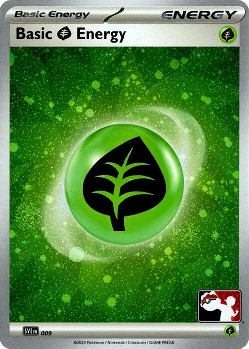 Basic Grass Energy (009) (Cosmos Holo) [Prize Pack Series Seven] | Odin's Place