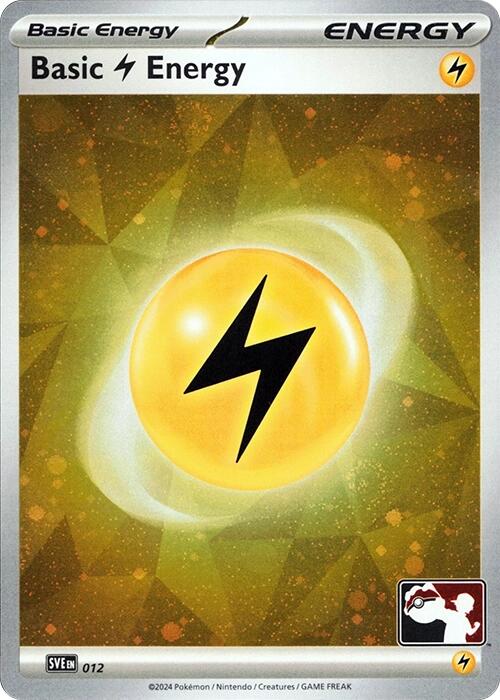 Basic Lightning Energy (012) (Cosmos Holo) [Prize Pack Series Seven] | Dragon's Lair Comics and Fantasy Houston TX