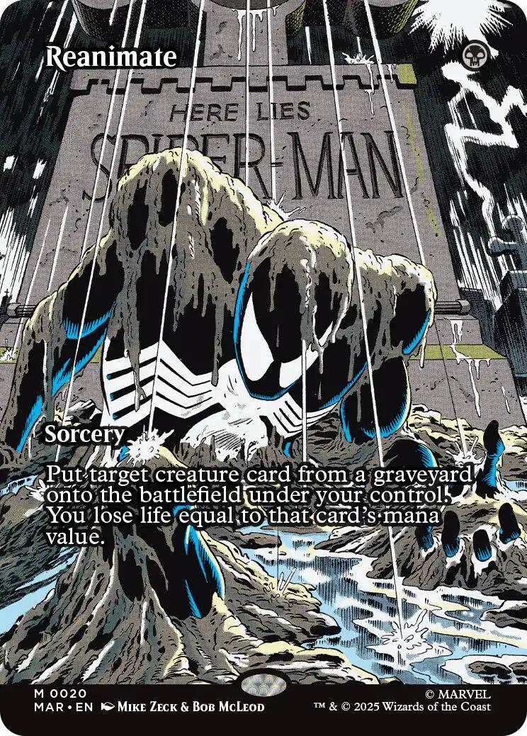 Reanimate (Borderless) [Marvel's Spider-Man: Eternal-Legal] | Dragon's Lair Comics and Fantasy Houston TX