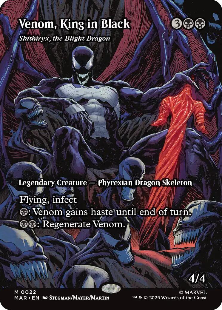 Venom, King in Black - Skithiryx, the Blight Dragon (Borderless) [Marvel's Spider-Man: Eternal-Legal] | Dragon's Lair Comics and Fantasy Houston TX