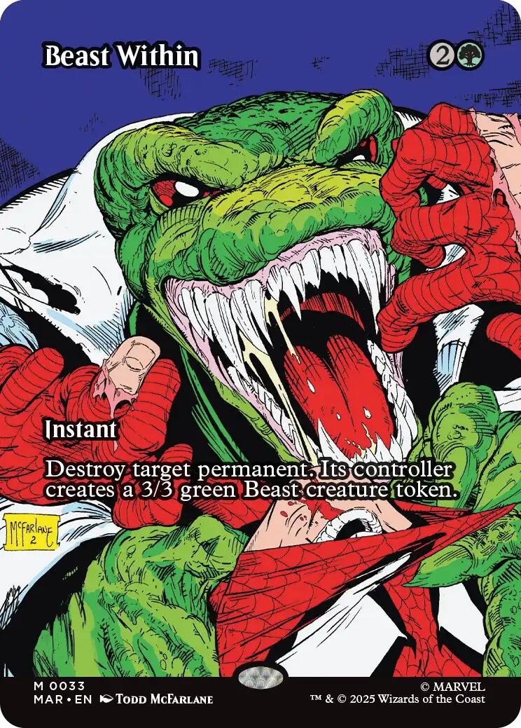 Beast Within (Borderless) [Marvel's Spider-Man: Eternal-Legal] | Dragon's Lair Comics and Fantasy Houston TX