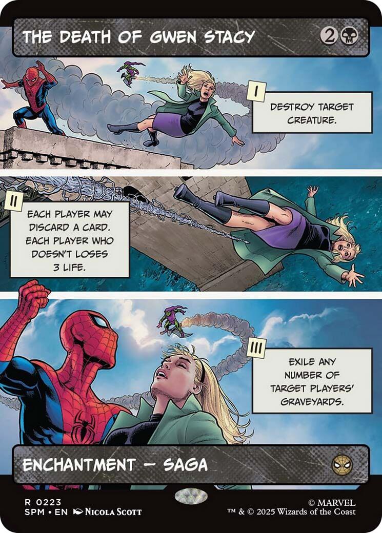 The Death of Gwen Stacy (Borderless) [Marvel's Spider-Man] | Dragon's Lair Comics and Fantasy Houston TX