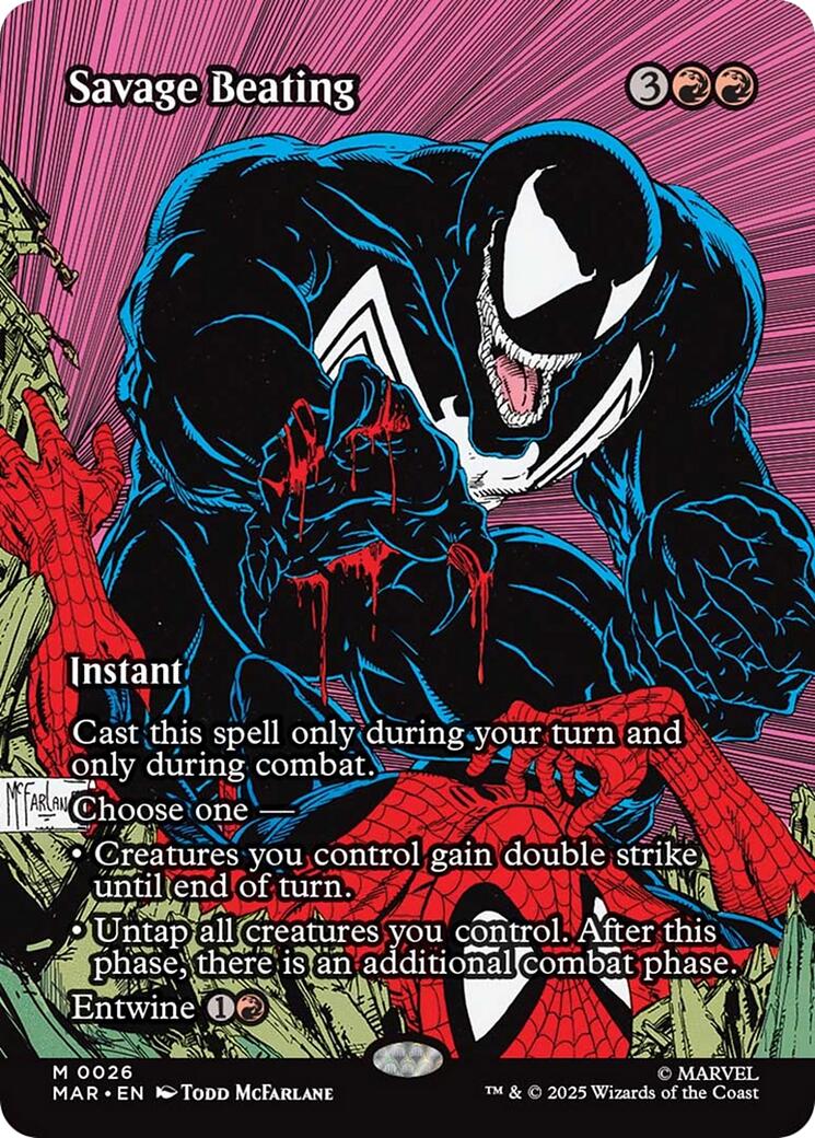 Savage Beating (Borderless) [Marvel's Spider-Man: Eternal-Legal] | Dragon's Lair Comics and Fantasy Houston TX