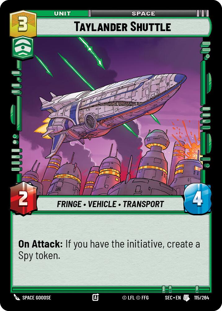 Taylander Shuttle (115/264) (115/264) [Secrets of Power] | Odin's Place