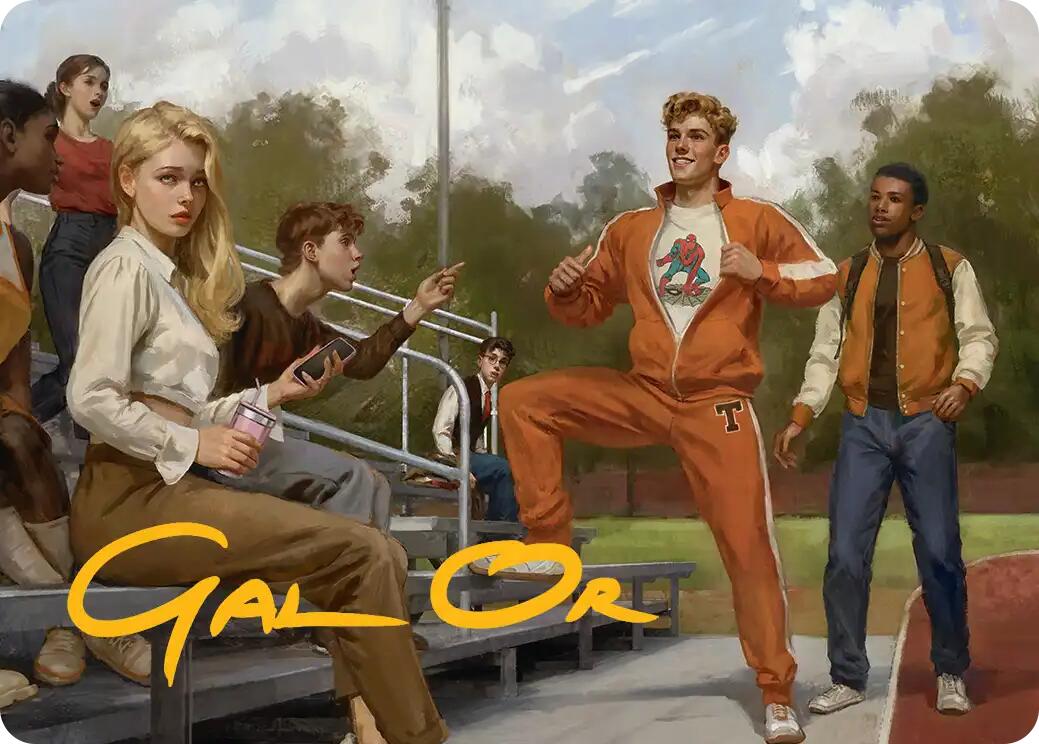 Flash Thompson, Spider-Fan Art Card (Gold-Stamped Signature) [Marvel's Spider-Man Art Series] | Dragon's Lair Comics and Fantasy Houston TX