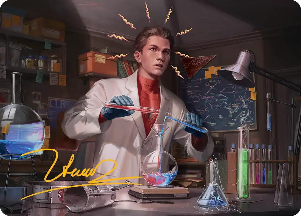 Peter Parker Art Card (3/54) (Gold-Stamped Signature) [Marvel's Spider-Man Art Series] | Dragon's Lair Comics and Fantasy Houston TX