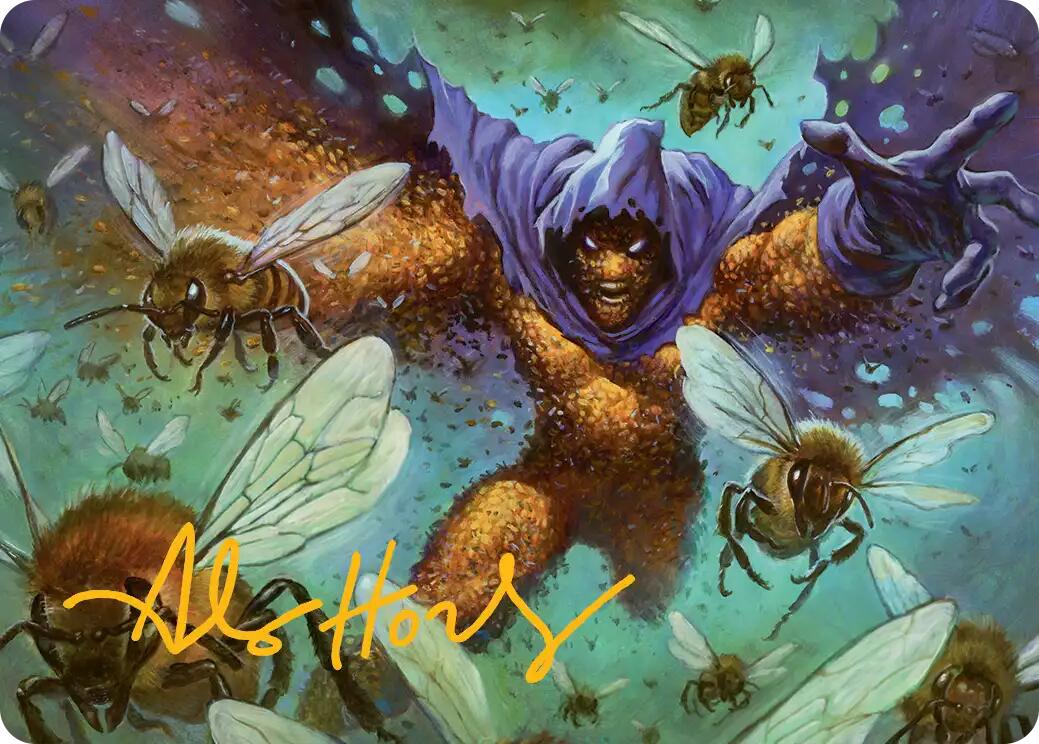 Swarm, Being of Bees Art Card (Gold-Stamped Signature) [Marvel's Spider-Man Art Series] | Dragon's Lair Comics and Fantasy Houston TX