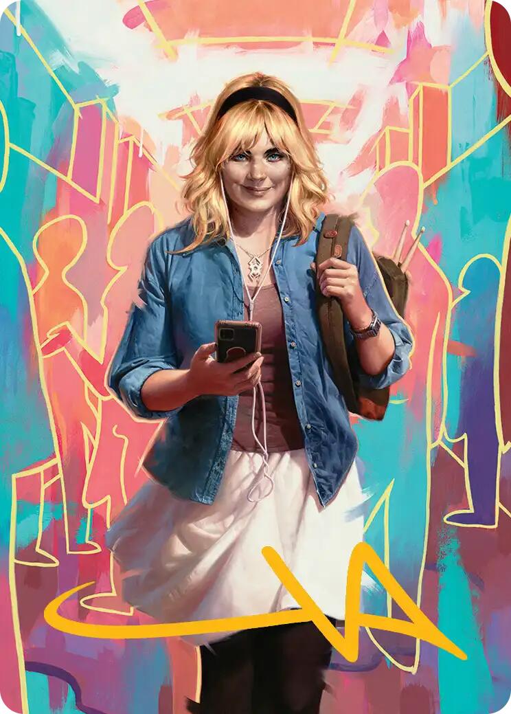 Gwen Stacy Art Card (Gold-Stamped Signature) (13/54) [Marvel's Spider-Man Art Series] | Dragon's Lair Comics and Fantasy Houston TX