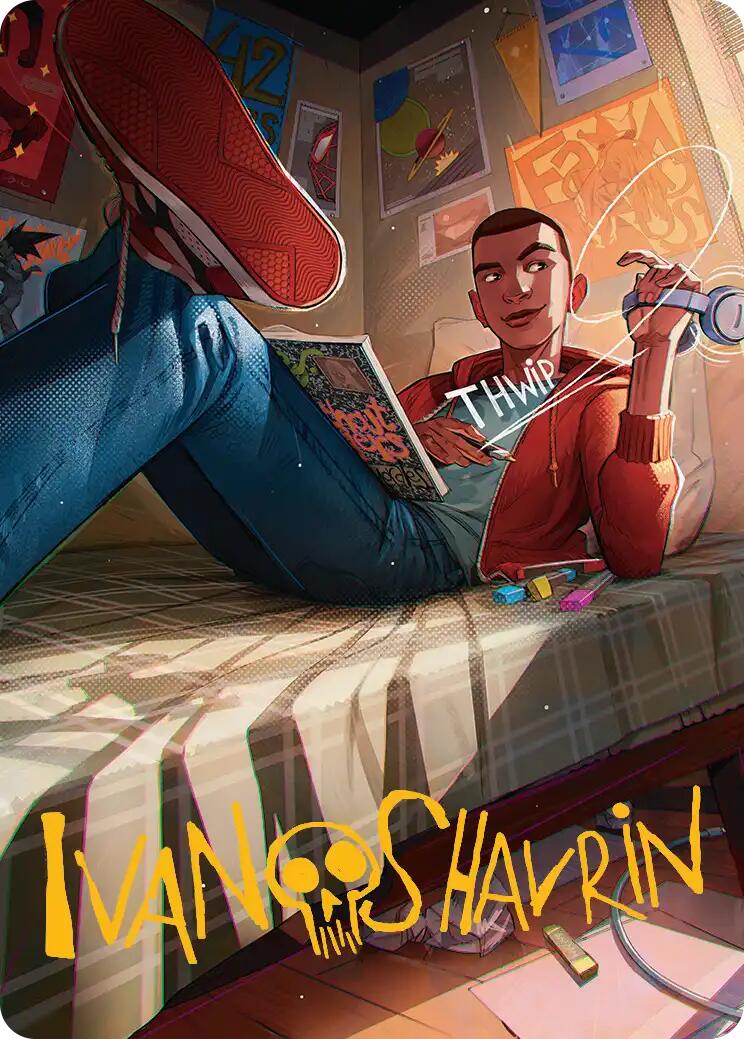 Miles Morales Art Card (Gold-Stamped Signature) [Marvel's Spider-Man Art Series] | Dragon's Lair Comics and Fantasy Houston TX