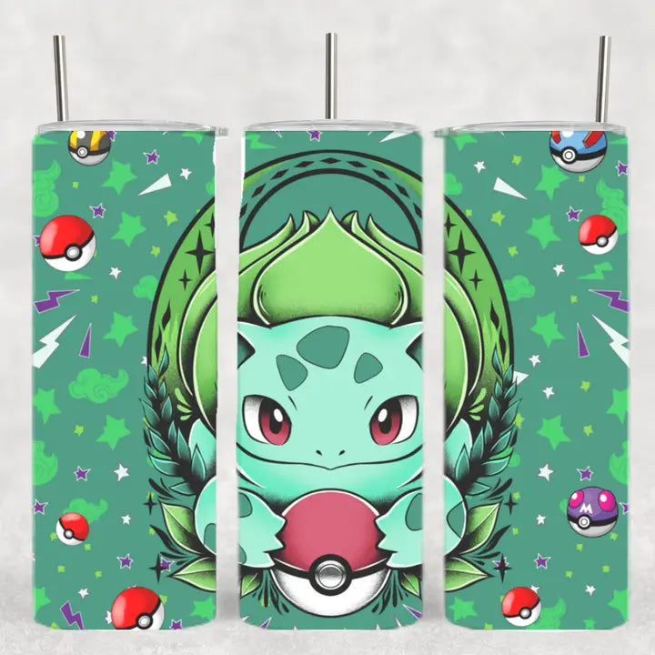 The Geek Boutique: Bulba Poke Anime Inspired Tumbler | Dragon's Lair Comics and Fantasy Houston TX