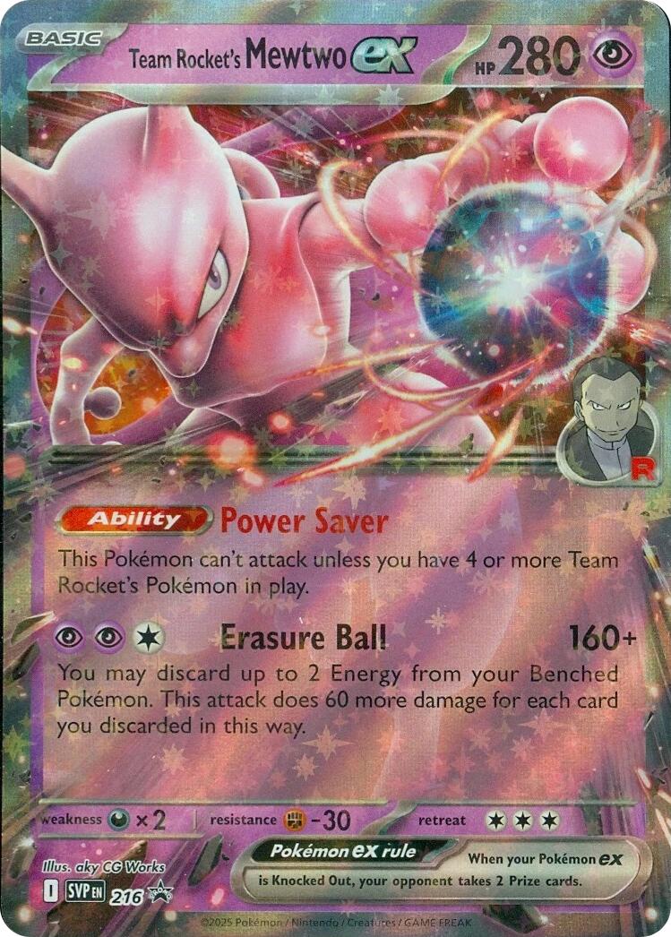 Team Rocket's Mewtwo ex (216) [Scarlet & Violet: Black Star Promos] | Odin's Place