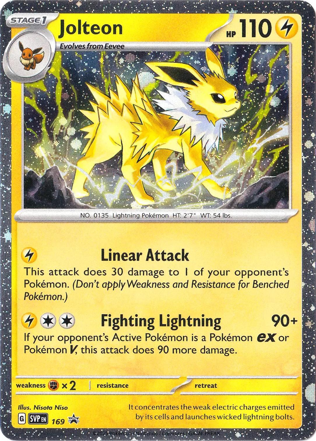 Jolteon (169) (Cosmos Holo) [Scarlet & Violet: Black Star Promos] | Odin's Place