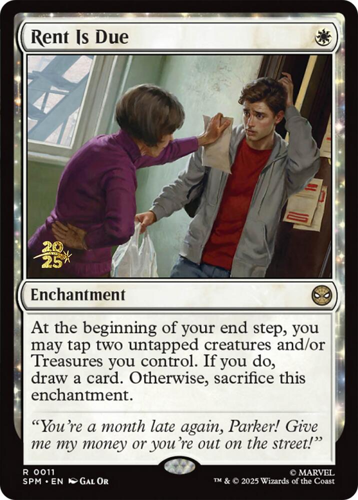 Rent Is Due [Marvel's Spider-Man Prerelease Promos] | Dragon's Lair Comics and Fantasy Houston TX