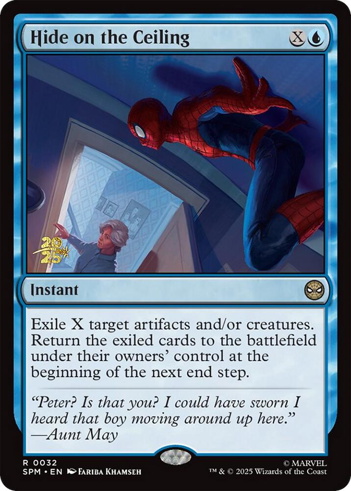 Hide on the Ceiling [Marvel's Spider-Man Prerelease Promos] | Dragon's Lair Comics and Fantasy Houston TX