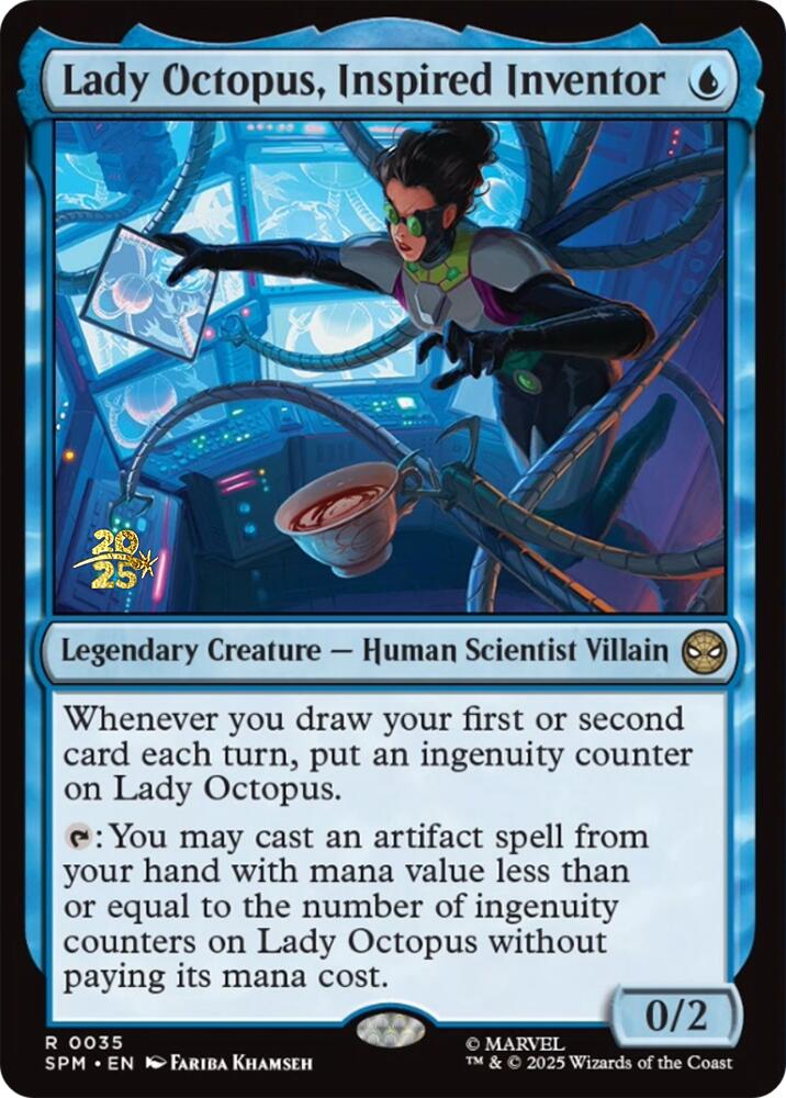 Lady Octopus, Inspired Inventor [Marvel's Spider-Man Prerelease Promos] | Dragon's Lair Comics and Fantasy Houston TX