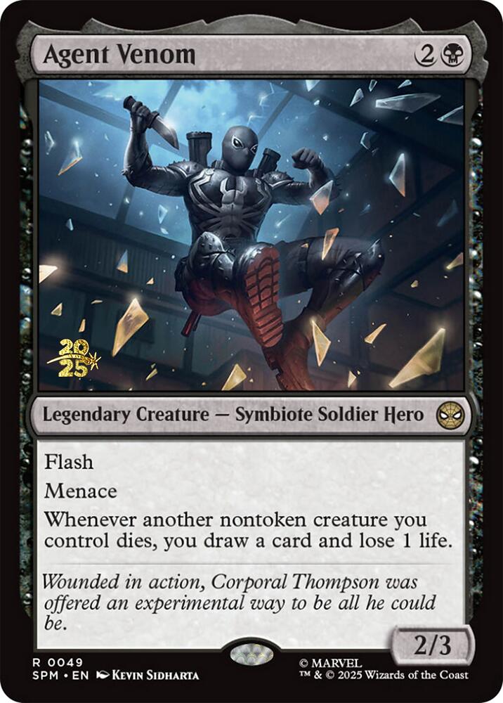 Agent Venom [Marvel's Spider-Man Prerelease Promos] | Dragon's Lair Comics and Fantasy Houston TX