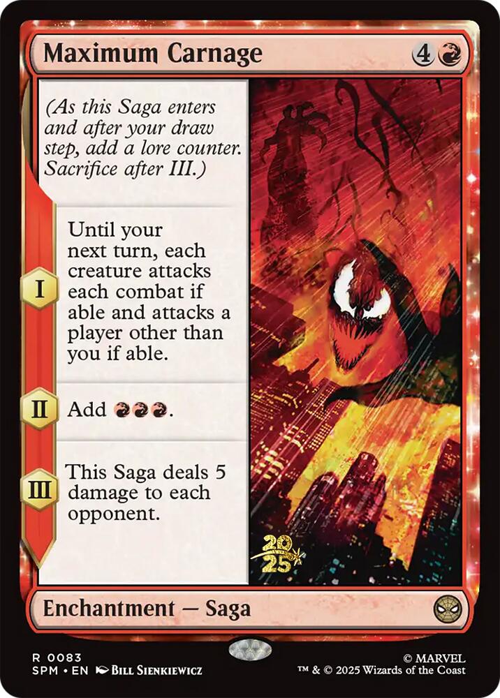 Maximum Carnage [Marvel's Spider-Man Prerelease Promos] | Dragon's Lair Comics and Fantasy Houston TX