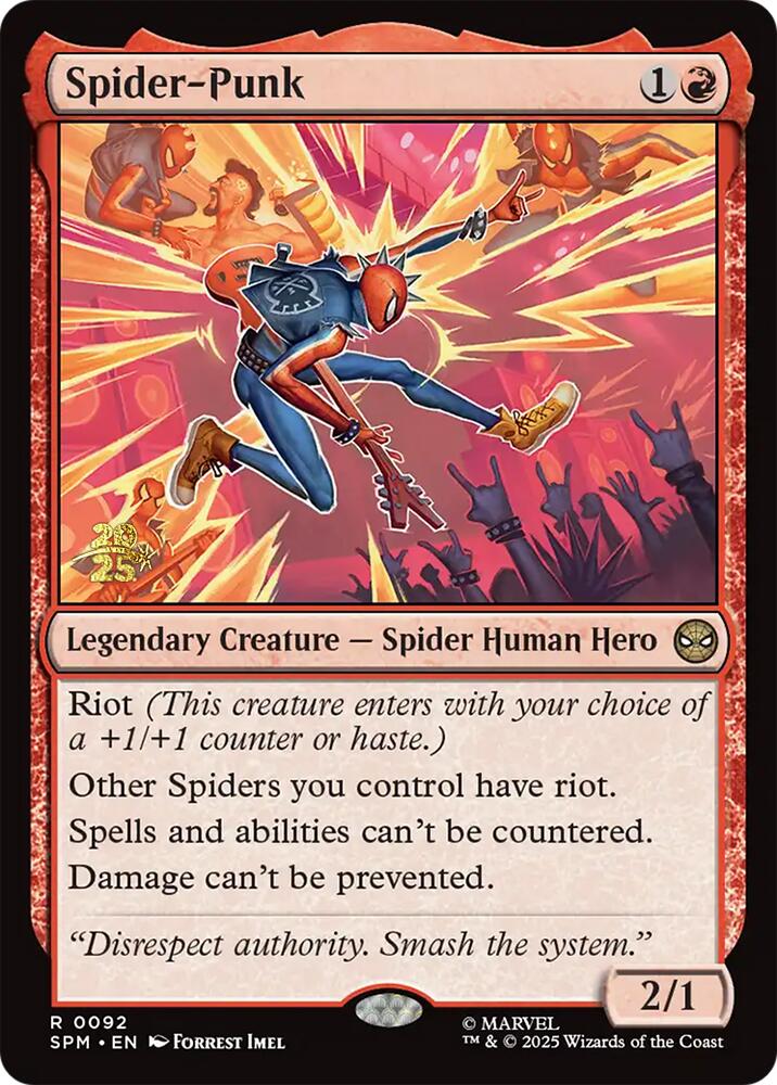 Spider-Punk [Marvel's Spider-Man Prerelease Promos] | Dragon's Lair Comics and Fantasy Houston TX