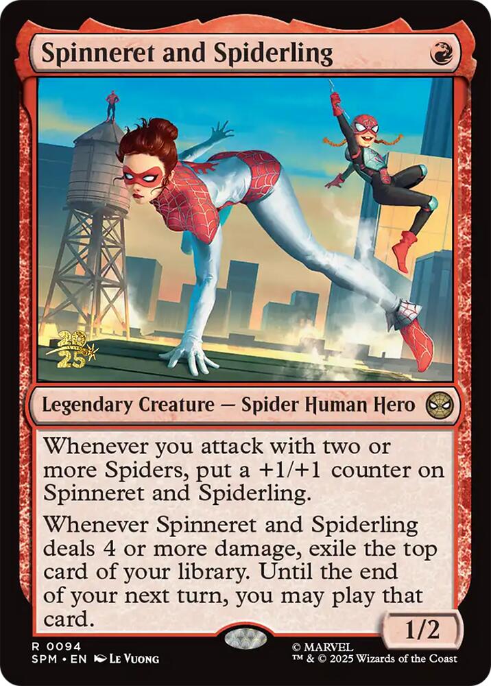 Spinneret and Spiderling [Marvel's Spider-Man Prerelease Promos] | Dragon's Lair Comics and Fantasy Houston TX