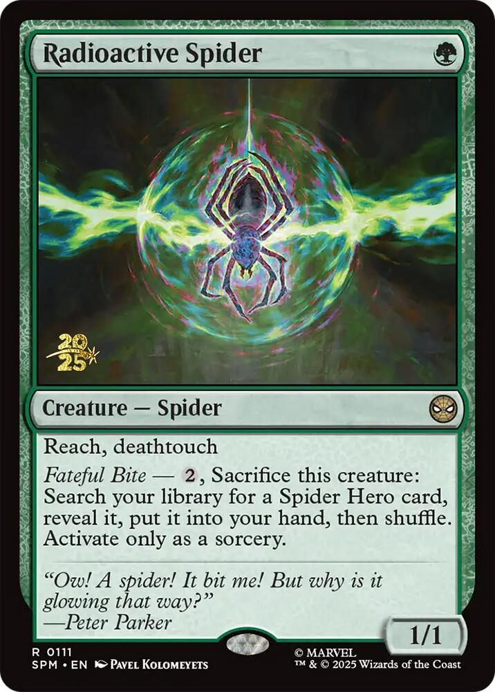Radioactive Spider [Marvel's Spider-Man Prerelease Promos] | Dragon's Lair Comics and Fantasy Houston TX