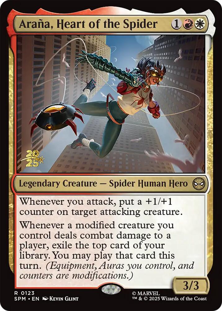 Arana, Heart of the Spider [Marvel's Spider-Man Prerelease Promos] | Dragon's Lair Comics and Fantasy Houston TX
