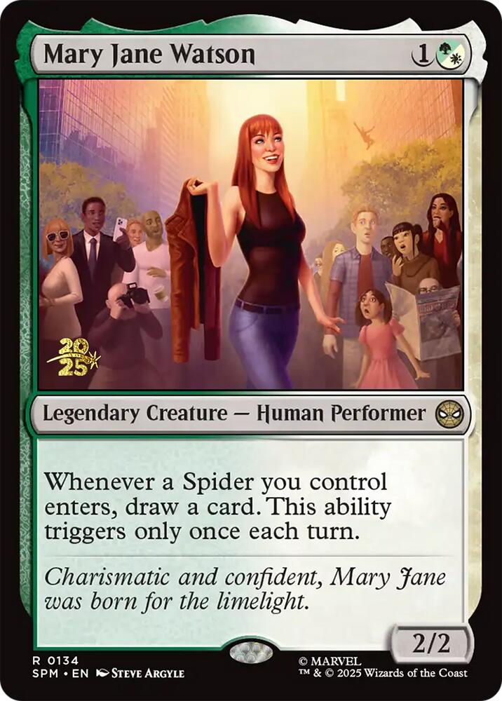 Mary Jane Watson [Marvel's Spider-Man Prerelease Promos] | Dragon's Lair Comics and Fantasy Houston TX