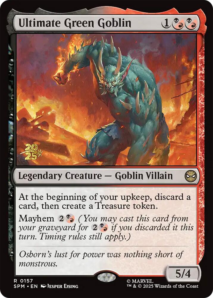 Ultimate Green Goblin [Marvel's Spider-Man Prerelease Promos] | Dragon's Lair Comics and Fantasy Houston TX