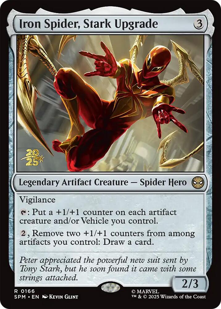 Iron Spider, Stark Upgrade [Marvel's Spider-Man Prerelease Promos] | Dragon's Lair Comics and Fantasy Houston TX